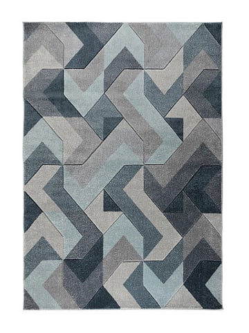 Flair Rugs Dywan w kolorze szaro-niebieskim ze wzorem