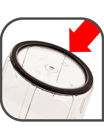 Tefal Hakmolen "Ingenio" zwart/groen - 900 ml