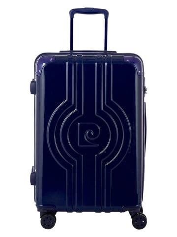 Pierre Cardin Hardcase-Trolley in Dunkelblau - (B)47 x (H)67 x (T)25 cm