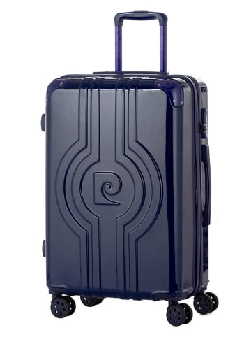 Pierre Cardin Hardcase-Trolley in Dunkelblau - (B)47 x (H)67 x (T)25 cm