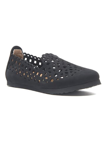Comfortfusse Skórzane slippersy w kolorze czarnym