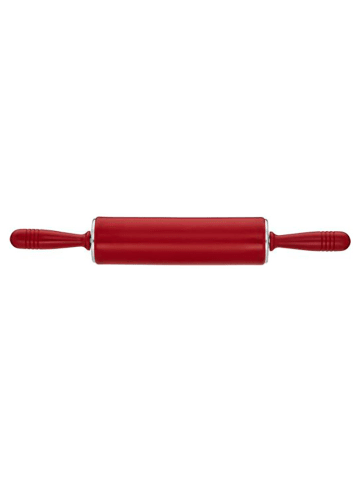 Kaiser Teigroller in Rot - (L)49 cm