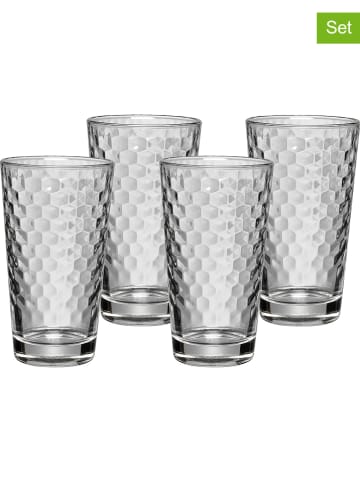 WMF 4-delige set: latte-macchiatoglazen grijs - 275 ml
