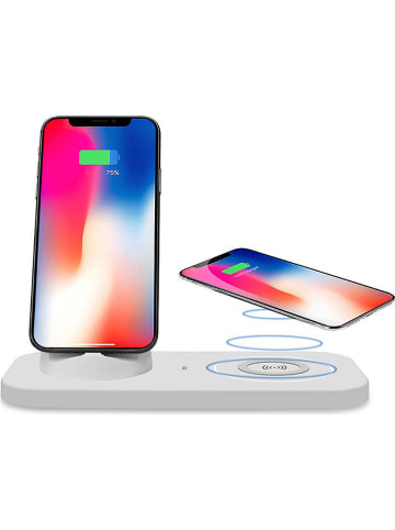 SmartCase Indukcyjna stacja ładująca 2w1 w kolorze białym