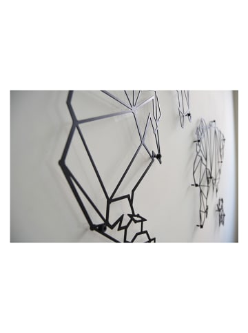 hippodino Wanddecoratie zwart - (B)100 x (H)60 cm