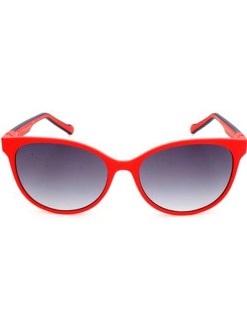 adidas Damen-Sonnenbrille in Rot/ Grau