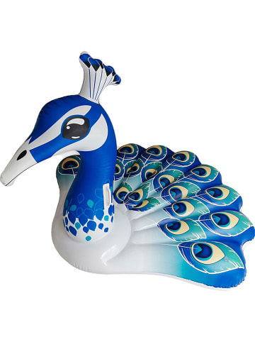 Garden Spirit Materac "Peacok" w kolorze niebieskim do pływania - 154 x 114 x 163 cm