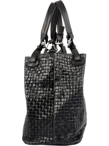 Florence Bags Skórzana torebka "Free" w kolorze czarnym - 31 x 29 x 32 cm