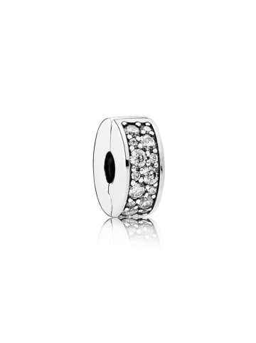 Pandora Zilveren bead met zirkonia's