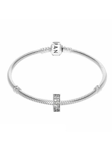 Pandora Srebrny charms z cyrkoniami