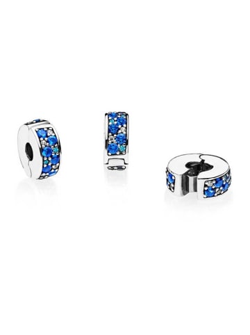 Pandora Silber-Bead mit Edelsteinen
