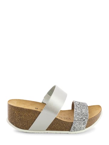 BACKSUN Slippers zilverkleurig