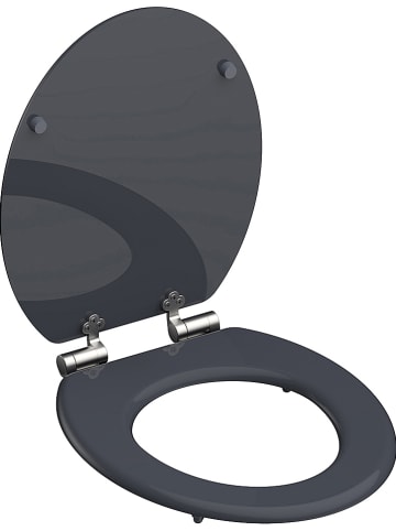 Schütte Wolnoopadająca deska WC "Spirit" w kolorze antracytowym