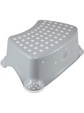 keeeper Opstapkruk "Stars" grijs - (B)40,5 x (H)12 x (D)28,5 cm