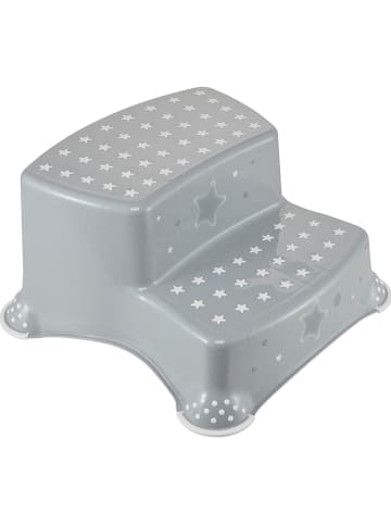 keeeper Opstapkruk "Stars" grijs - (B)40 x (H)21 x (D)37 cm