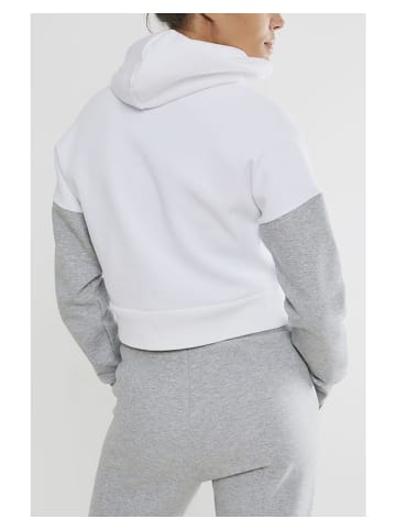 Craft Hoodie "District Hood" in Weiß/ Grau