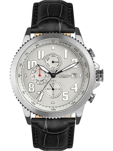 Richtenburg Automatisch horloge "Threeway" zwart/zilverkleurig/grijs
