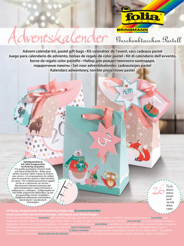 folia PAPER Adventskalender knutselset "Cadeauzakjes"