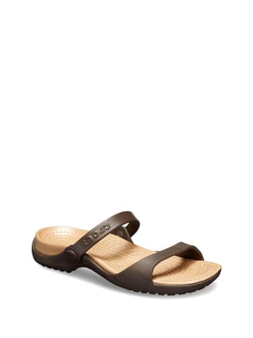Crocs Pantoletten "Cleo" in Braun