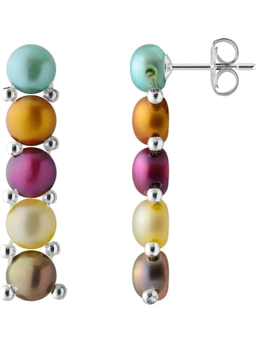 Pearl Addict Silber-Ohrstecker mit Perlen