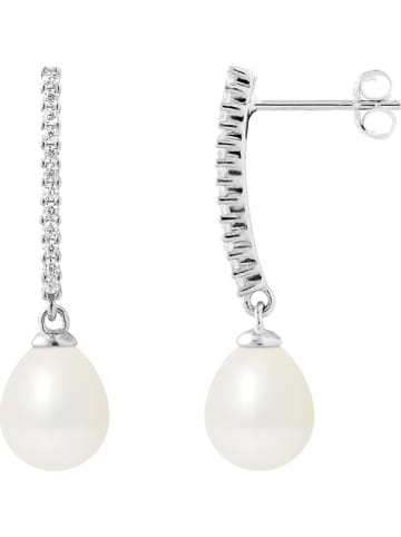 Pearl Addict Srebrne kolczyki-wkrętki z perłami