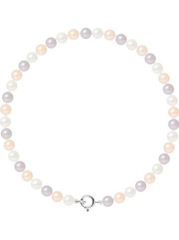 Pearline Bransoletka perłowa w kolorze jasnoróżowo-biało-fioletowym