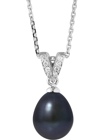 Pearline Zilveren ketting met hanger - (L)42 cm