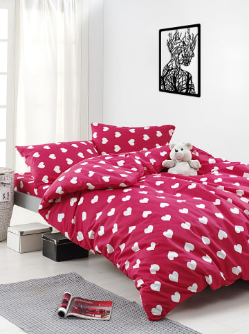 Colorful Cotton Renforcé beddengoedset "Chole" rood