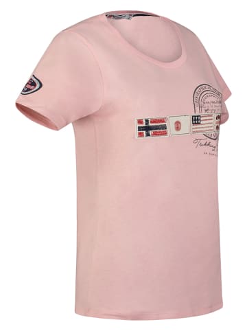 Geographical Norway Koszulka "Jorama" w kolorze jasnoróżowym