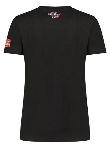 Geographical Norway Koszulka "Jarry" w kolorze czarnym