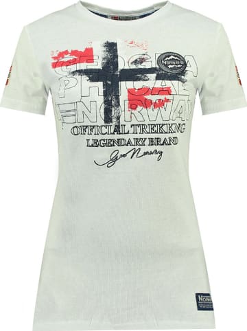Geographical Norway Shirt "Jarry" in Weiß