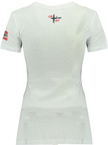 Geographical Norway Shirt "Jarry" in Weiß
