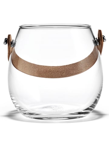 Holme Gaard Decoratieve schaal "DWL" transparant/lichtbruin - (H)10 x Ø 11 cm