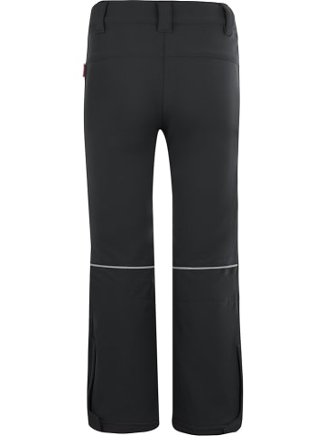 Trollkids Spodnie softshellowe "Hemsedal" w kolorze czarnym