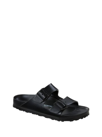 Birkenstock Pantoletten "Arizona" in Schwarz - Weite N