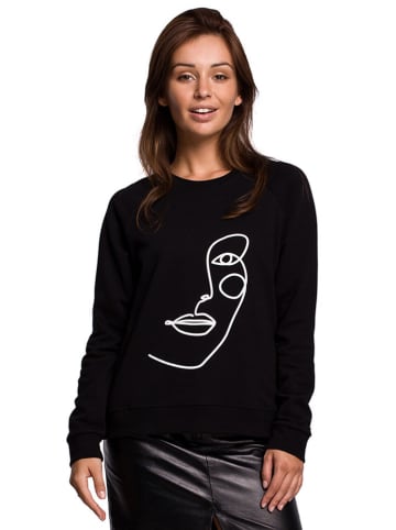 Be Wear Sweatshirt in Schwarz