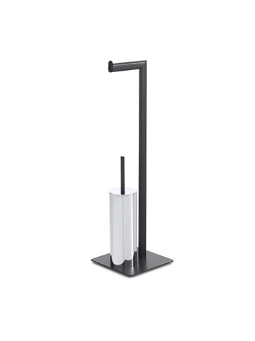 Tomasucci Stojak WC w kolorze czarnym - 20 x 71 x 20 cm