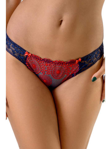 Valea Slip "Rea" donkerblauw/rood