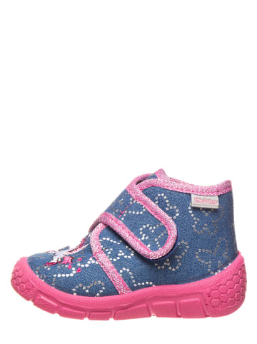 Richter Shoes Pantoffels blauw/roze
