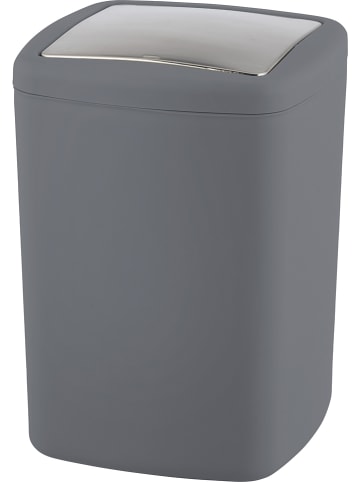 Wenko Schwingdeckeleimer "Barcelona" in Anthrazit - 8,5 l