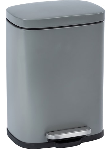 Wenko Treteimer "Leno" in Grau - 5 l
