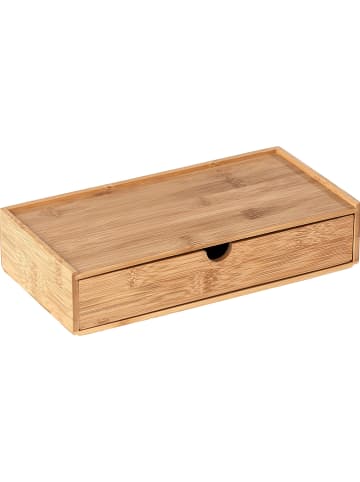 Wenko Aufbewahrungsbox "Terra" in Hellbraun - (B)28 x (H)6 x (T)14 cm