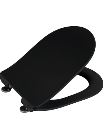 Wenko Easyclose-toiletbril "Sedilo" zwart