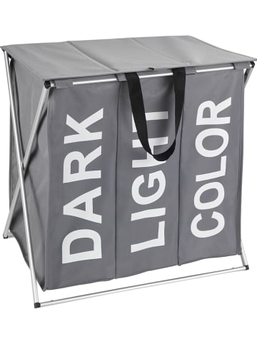 Wenko Wasmand "Trio Top" grijs - 118 l