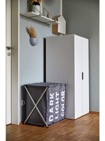 Wenko Wasmand "Trio Top" grijs - 118 l