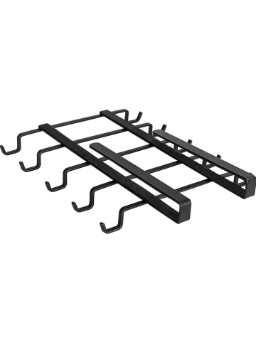 Wenko Schrankeinsatz in Schwarz - (B)22 x (H)5 x (T)28 cm