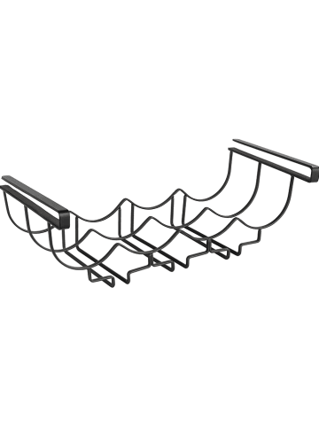 Wenko Schrankeinsatz in Schwarz - (B)43 x (H)15,5 x (T)23 cm