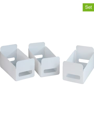 Wenko 3er-Set: Aufbewahrungsboxen in Weiß - (B)30 x (H)18 x (T)15 cm