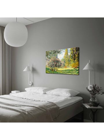 ABERTO DESIGN Kunstdruk op canvas "The Parc Monceau" - (B)100 x (H)70 cm