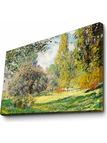 ABERTO DESIGN Kunstdruk op canvas "The Parc Monceau" - (B)100 x (H)70 cm